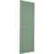Ekena Millwork True Fit PVC Farmhouse/Flat Panel Combination Fixed Mount Shutters, Track Green, 12W x 70H, PR TFP101FC12X070TG - alternate 7